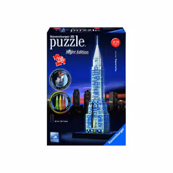 Ravensburger Chrysler Building - Night Edition, 216 pc(s), Buildings, 10 yr(s)