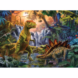 Ravensburger Dinosaur Oasis Jigsaw puzzle 100 pc(s) Dinosaurs