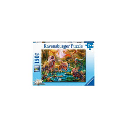 T-Rex Attack Dinosaur Jigsaw Puzzle for Kids Age 7 Years Up - 150 Pieces