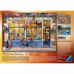 Ravensburger The Greatest Bookshop Jigsaw puzzle 1000 pc(s) Other