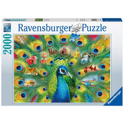 Ravensburger Land of the Peacock Jigsaw puzzle 2000 pc(s) Animals