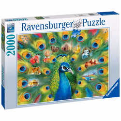 Ravensburger Land of the Peacock Jigsaw puzzle 2000 pc(s) Animals