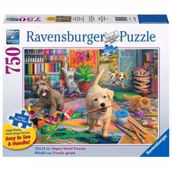 Ravensburger Cute Crafters, 750 pc(s), Animals
