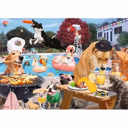 Ravensburger Dog Days of Summer Jigsaw puzzle 1000 pc(s) Animals