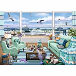 Ravensburger Beachfront Getaway Jigsaw puzzle 1000 pc(s) Art
