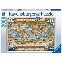 Ravensburger Around the World, 2000 pc(s), Maps, 14 yr(s)