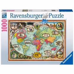 Ravensburger 016995, 1000 pc(s), Maps, 14 yr(s)