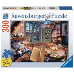 Ravensburger Cozy Retreat 300 Piece Large Format Jigsaw Puzzle for Adults - 17472 - Every Piece is Unique  Softclick Technology Means Pieces Fit Toget