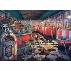 Ravensburger Decaying Diner Jigsaw puzzle 1000 pc(s) City