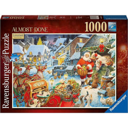 Ravensburger Christmas Puzzle Almost Done 1000 Piece Jigsaw Puzzle