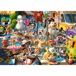 Ravensburger The Dog Walker Large Format 500-Piece Jigsaw Puzzle | Unique Softclick Technology | Vibrant  Glare-Free Pieces | ...