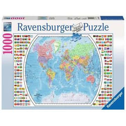 Ravensburger Political World Map Jigsaw puzzle 1000 pc(s) Maps