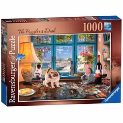 Ravensburger The Puzzler's Desk, 1000 pc(s), Animals, 12 yr(s)