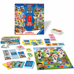 Ravensburger Paw Patrol 6-in-1 Games Compendium Set for Kids Age 3 Years Up