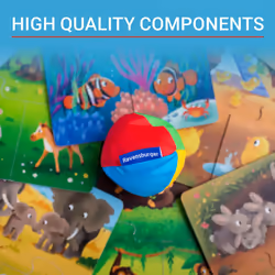 Ravensburger Hop  Waddle  Stomp! - an Active Animal Puzzle Game for Ages 2 and Up