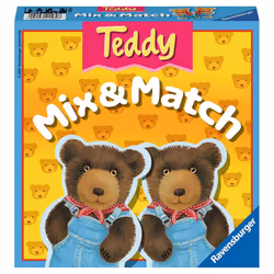 Ravensburger Teddy Mix & Match, Card Game, Matching, 2.5 yr(s), 20 min