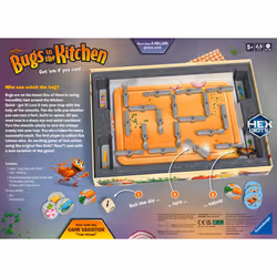 Ravensburger Bugs in The Kitchen 2024 - Enthralling Family Board Game | Ideal for Kids and Adults Aged 5 and Up | Offers Great Replay Value | Designed