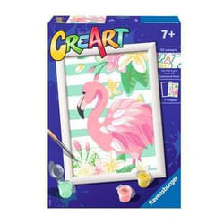 Ravensburger CreArt Think Pink Flamingo Color by numbers kit