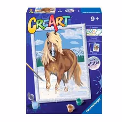 Ravensburger The Royal Horse, Paints included, Boy/Girl, Color by numbers kit