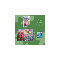 Ravensburger Mythical Unicorns & Dragons 2x 1000 Piece Jigsaw Puzzles for Adults and Kids Age 14 Years Up [Amazon Exclusive]