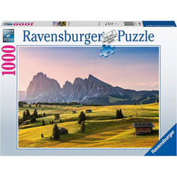 Ravensburger Seiser Alm Dolomites South Tirol Italy 1000 Piece Jigsaw Puzzles for Adults & Kids Age 14 Years Up - Landscape Puzzle, Amazon Exclusive
