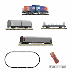 Fleischmann 931903, Express locomotive model, Assembly kit, BR 203, Boy, Blue, Grey, Red, Battery