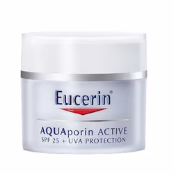 Eucerin AQUAporin ACTIVE with SPF 25 and UVA protection for all skin types, Day cream, Women, Universal skin, Face, Hydrating ...