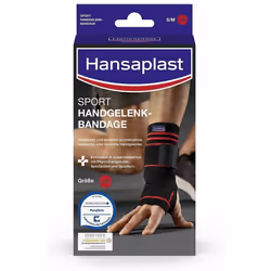 Hansaplast Sport Wrist Brace Wrist Support Protects and Supports the Joint Wrist Guard Fits Right and Left Wrist Size L/XL
