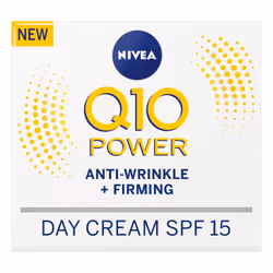 Nivea Q10 Plus Spf 15 Anti-Wrinkle Face Day Cream 50 Ml Pack Of 3