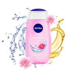 Nivea Bath Shower Water Lily Oil  250 ML  Moisturizing Skin Cleanser with Oil Pearls and Water Lily Fragrance