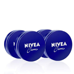 Creme 4x75 ml, Moisturising Skin Cream, Intensively Caring Face Cream, All Purpose Body Cream for the Whole Family