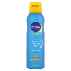 Nivea Sun Protect and Refresh Refreshing Sun Spray High, 200 ml - SPF 30