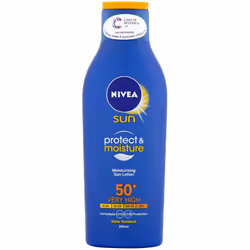 Nivea Sun Protect and Moisture Moisturising Sun Lotion with SPF50+ Very High, 200ml