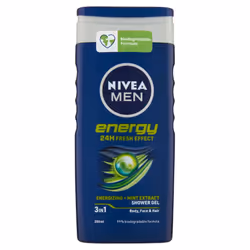 Nivea Men Energy Energising Shower Shampoo with Extracts of Mint 250 ml  Pack of 3