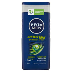 Nivea Men Energy Energising Shower Shampoo with Extracts of Mint 250 ml  Pack of 3
