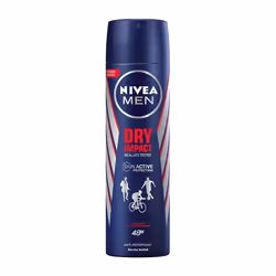 NIVEA Men Dry Impact, Men, Antiperspirant, Spray deodorant, Spray, 200 ml, 48 h