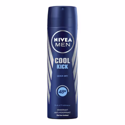 NIVEA Men Cool Kick, Men, Antiperspirant, Spray deodorant, Spray, 200 ml, 48 h