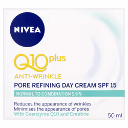 Nivea Q10 Plus Anti-Wrinkle Pore Refining Day Cream SPF 15, 50 ml