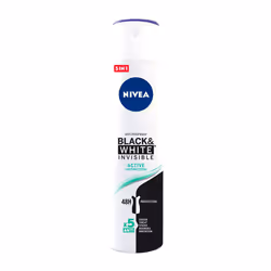 NIVEA Black & White Invisible Active, Women, Antiperspirant, Spray deodorant, Spray, 200 ml, 48 h