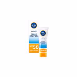 Sun UV Face Shine Control SPF 50 Cream (50ml), Sun Cream Protects Against UVA/UVB Rays and Premature Skin Ageing, Sunscreen f ...