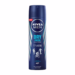 NIVEA Men Dry Fresh, Men, Antiperspirant, Spray deodorant, Spray, 200 ml, 48 h