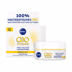 NIVEA Q10 Power Sun Protection Day Cream SPF30, Day cream, Unisex, Universal skin, Face, Anti-ageing, Anti-wrinkle, Firming, ...