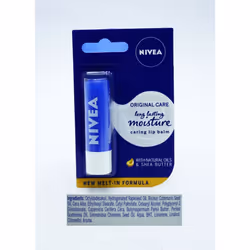 Nivea Lip Care Original Long Lasting Moisture Caring Lip Balm