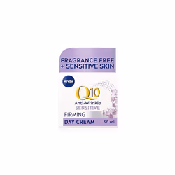 Q10 Anti-Wrinkle Sensitive Firming Day Cream SPF 15 (50ml), Anti-Wrinkle Face Cream with Skin Identical Pure Q10 and Liquoric ...