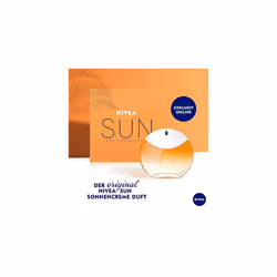 NIVEA Sun Eau de Toilette (30 ml), Nivea Sun EDT with the Original Nivea Sun Cream Fragrance, Summer Fragrance in Iconic Perfume Bottle