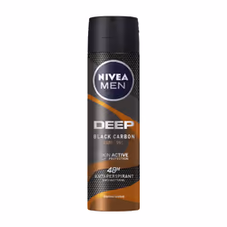 NIVEA Men Deep Espresso, Men, Antiperspirant, Spray deodorant, Spray, 150 ml, 48 h