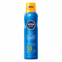 NIVEA Protect & Dry Touch Refreshing Sun Mist SPF 50, Sunscreen cream, Body, Spray, Protection, Refreshing, Normal skin, 200 ...