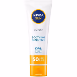 Nivea Sun Ultra Violet Face Soothing Sensitive Spf 50 50Ml