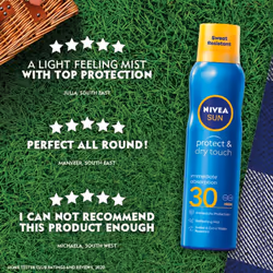 NIVEA Sun Protect & Dry Touch Refreshing Sunscreen Mist SPF30 - 200ml