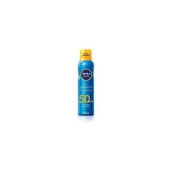NIVEA SUN Protect & Dry Touch Cooling Sun Mist SPF50 (200 ml), Refreshing Suncream with SPF50, Advanced Sunscreen Protection, Transparent No White